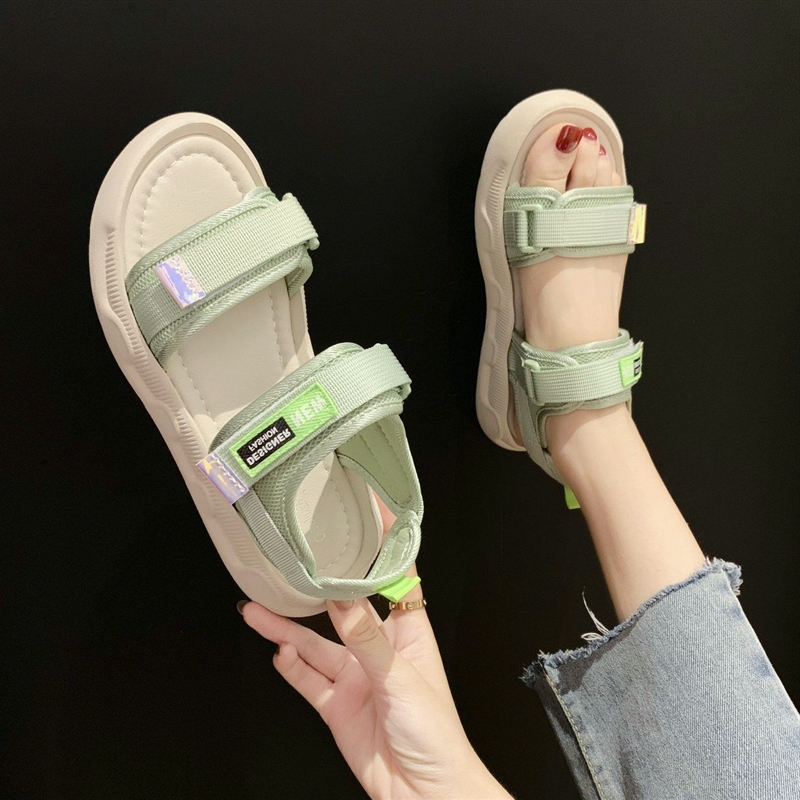 Сандалии для женщин, новые модные шлепанцы 2023 года, не скользящие спортивные сандалии