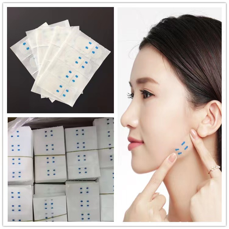 Invisible V-Face Patch, Douyin's Same Style Facial Lifting Makeup Small Face Patch, Traceless Face Slimming Patch, Breathable Thin Face Patch