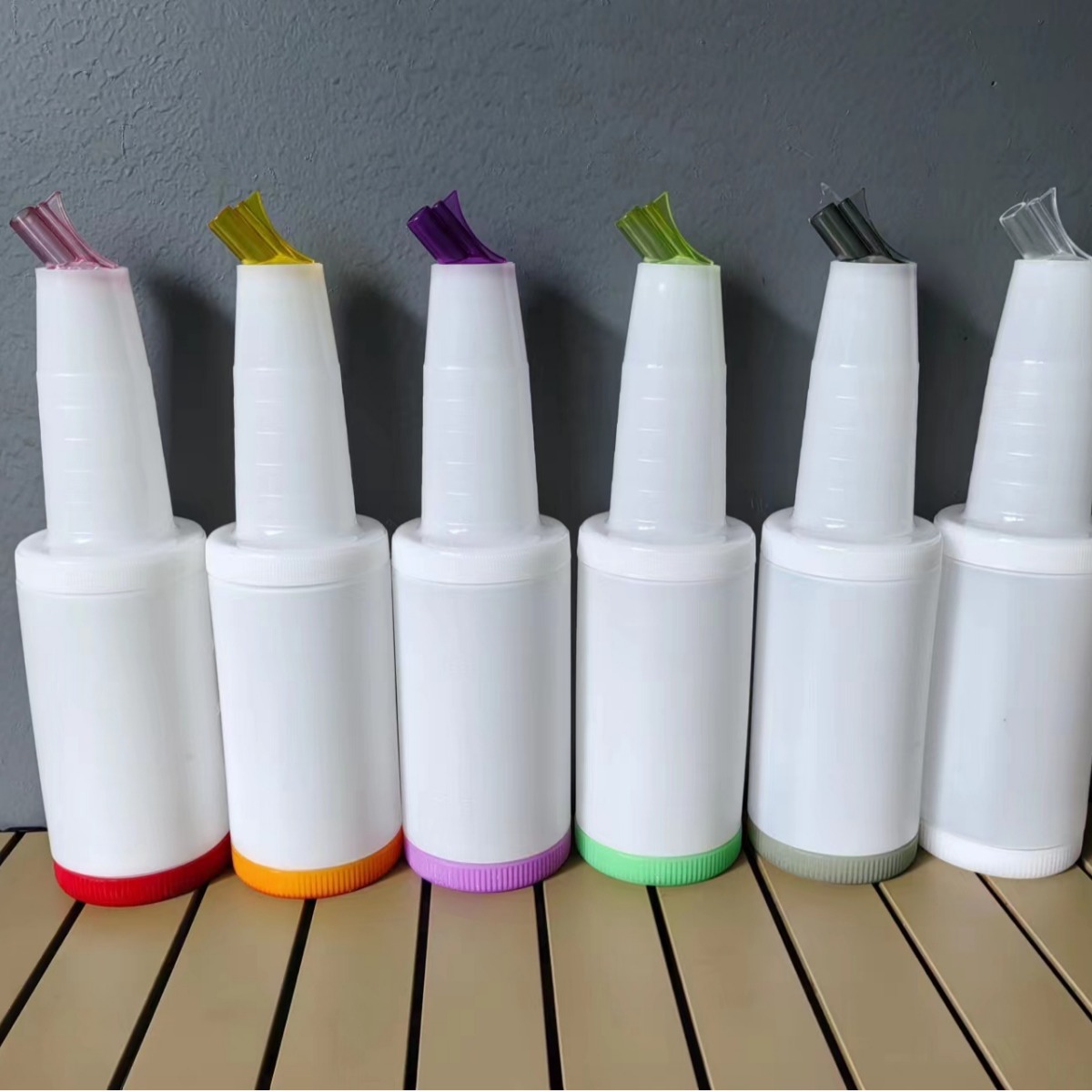 Бутылка для кетчупа и крема для барменов, бутылка для свежего крема, салатного джема, пищевой уровень, барная стойка, пасторальный стиль