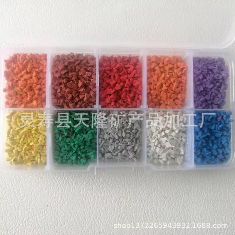 Rubber Powder Colored Rubber Powder Waste Tire Rubber Powder Artificial Floor Runway Rubber Particles