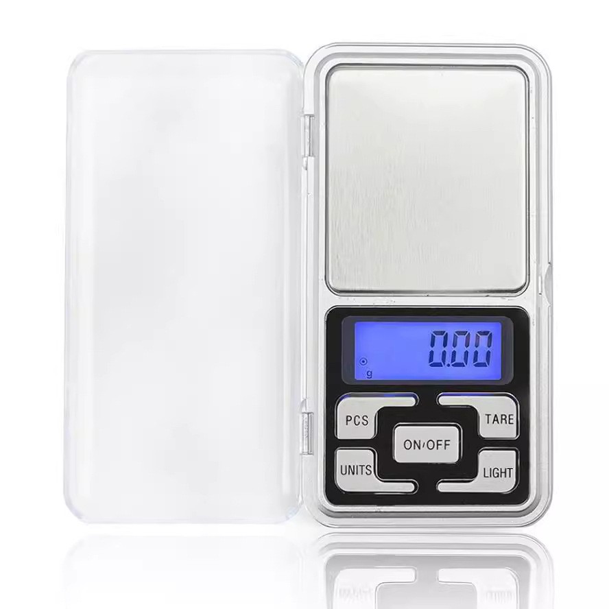 High-Precision Digital Scale Small Gram Scale Kitchen Baking Scale Stainless Steel Jewelry Scale Mini Pocket Scale Palm Gram Scale