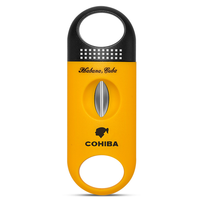 Cigar Scissors, Cigar Cutter, Stainless Steel Portable Cigar Cutter, Sharp Blade, Dual-Purpose Scissors, V Scissors + Flat Scissors