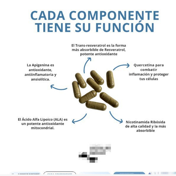 Spot New Products Cross-Border Tk Amazon Best-Selling Nad+ Capsules Nad+ Capsules Source Factory Direct Sales Oem