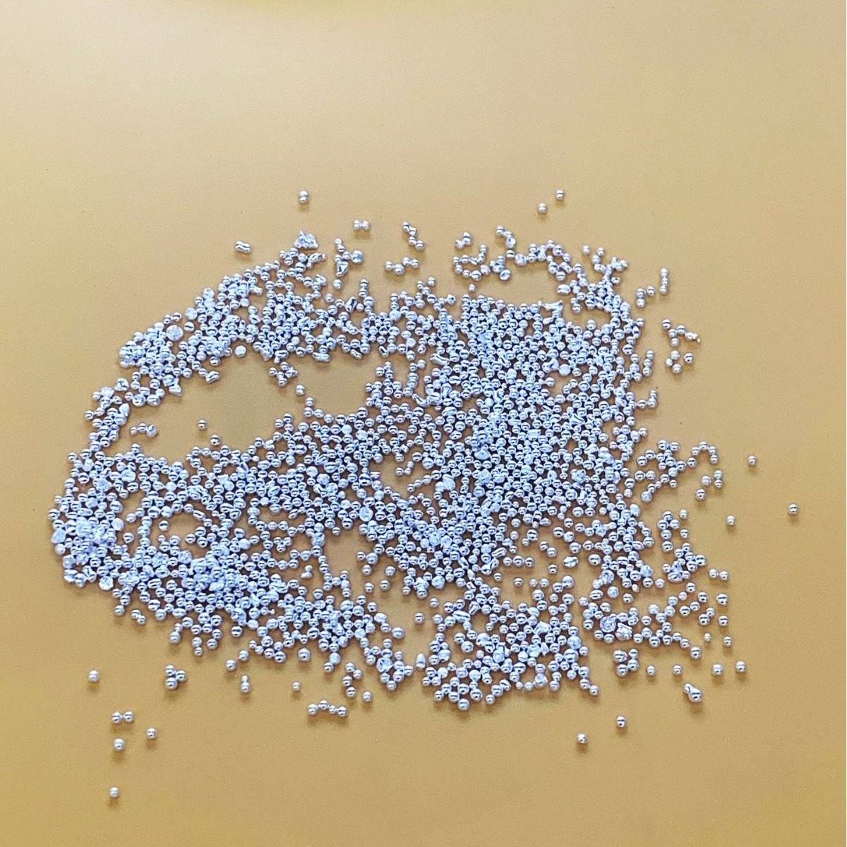 Pure Silver 9999 Chinese Silver Material Silver Particles Investment Silver Bar DIY Processing Silver Plate Silver Beads Jewelry Silver Material