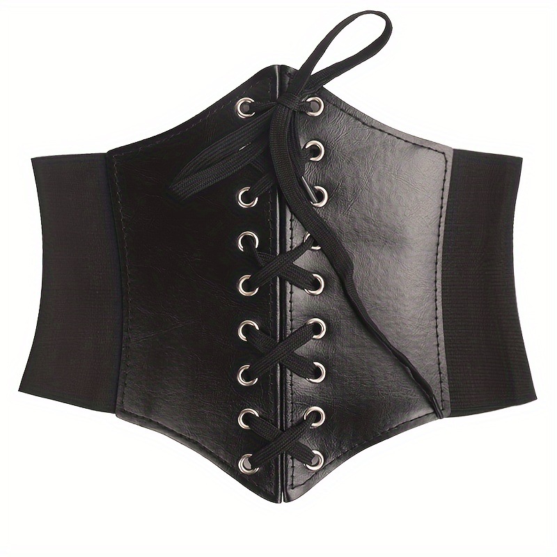 Аксессуары женщин европейской и американской моды тренд дворца пояс с шнуровкой эластичный пояс широкий пояс для талии