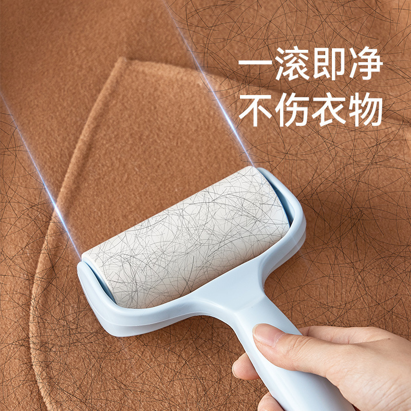 Tearable 10cm hair sticking device bed clothes hair removal brush roller hair sticking device roll paper portable hair sticking device wholesale