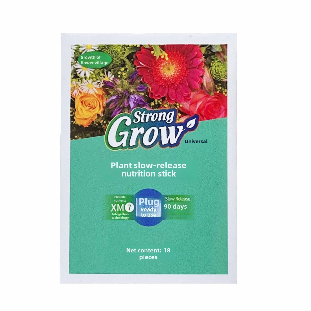 Plant slow release bar nutrition bar household universal nitrogen phosphorus potassium flower fertilizer green plant flower slow release fertilizer
