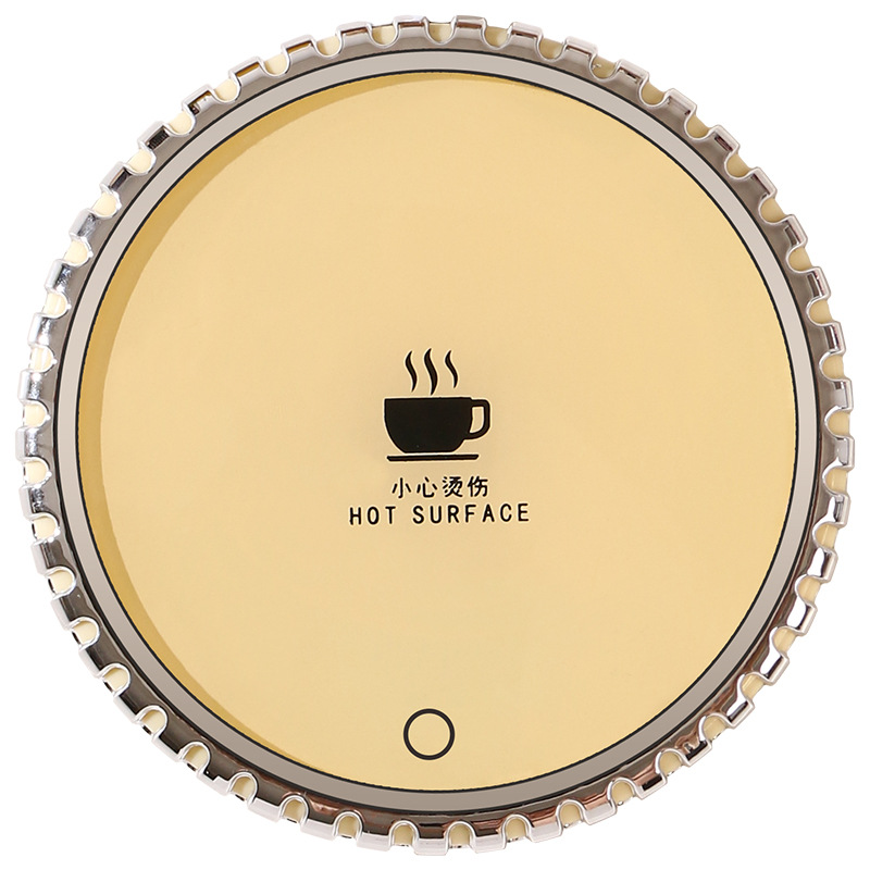 High color value cross-border USB constant temperature coaster 55 degree intelligent heating cat bowl base office home water cup insulation cow