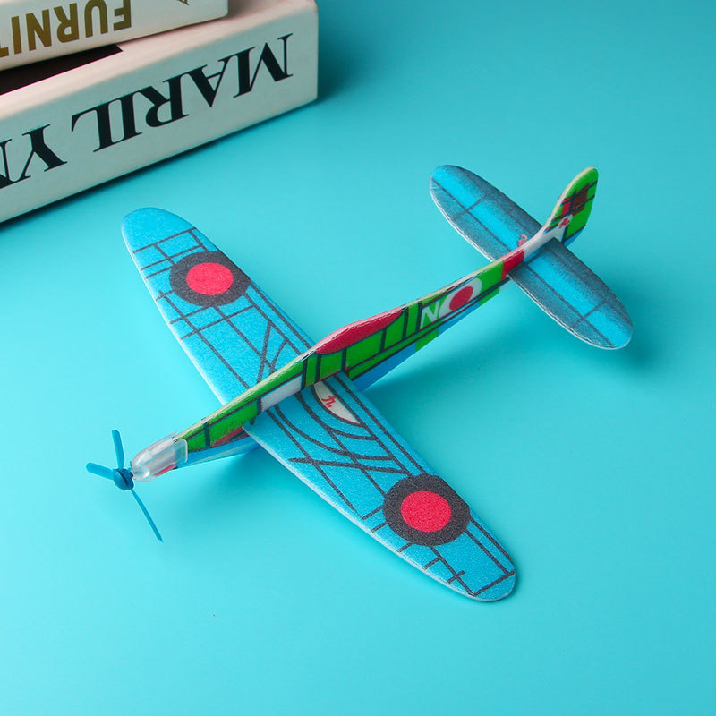 Hand-Thrown Glider Airplane DIY Small Toy Assembly Model Kit Gift Prize Creative Educational Toy