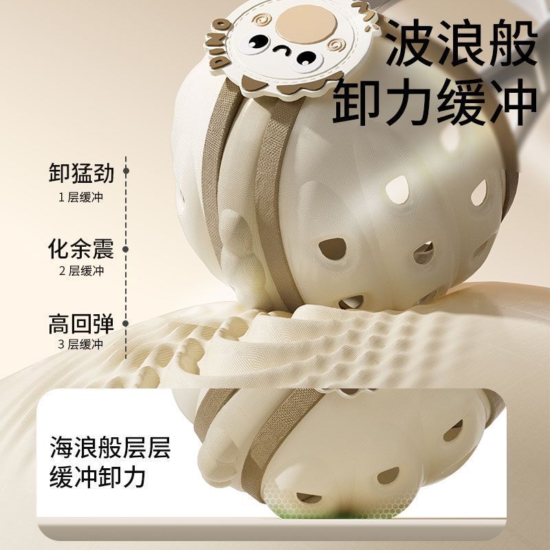 Baby Head Protection Anti-Fall Cap, Children's Anti-Collision Head Artifact, Baby Toddler Learning to Crawl, Baby Anti-Collision Cap, Breathable Safety Cap