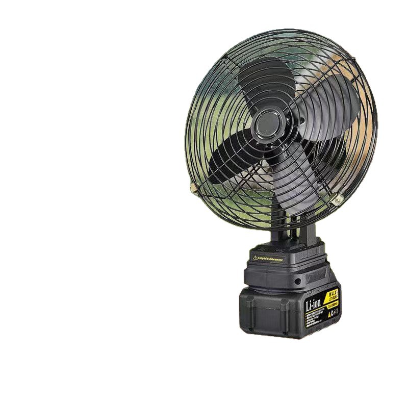 Lithium battery 8 inch fan charging small strong wind outdoor portable desktop small fan long battery life fan violence