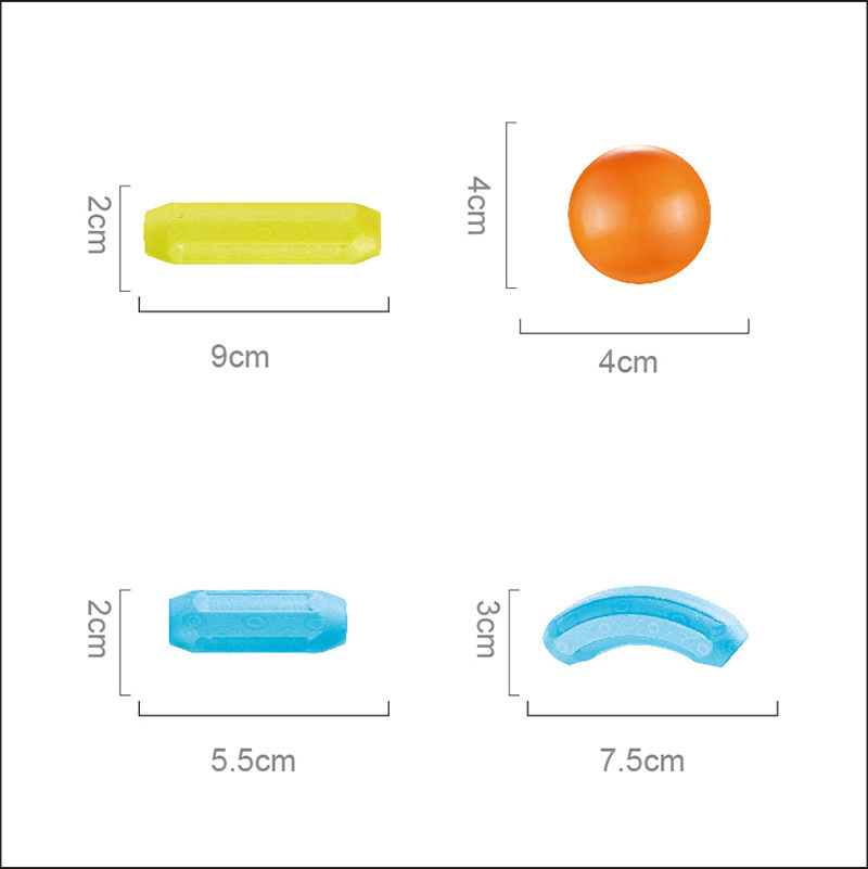 Кросс-бордерный образовательный набор магнитных стержней для сборки, аксессуары с магнитными игрушками