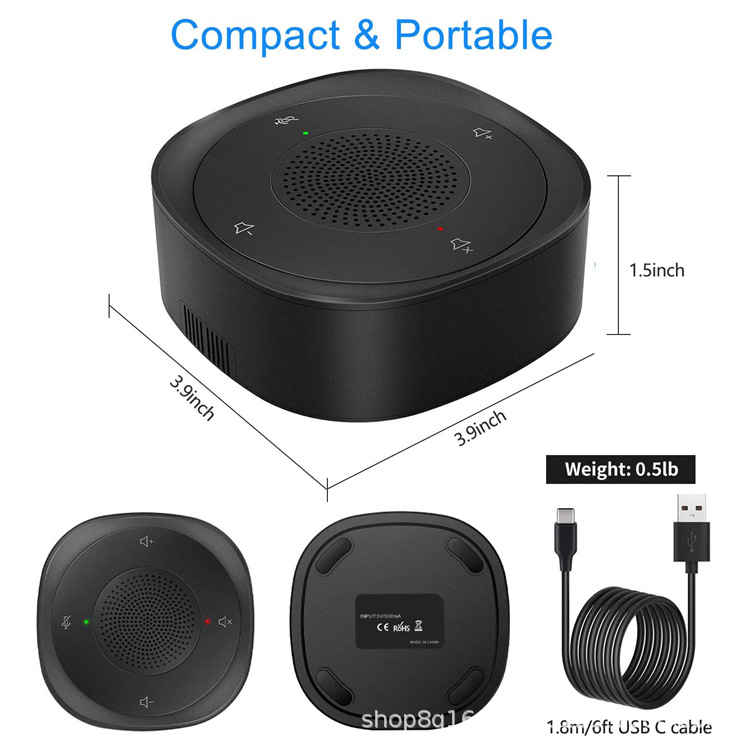 Desktop Conference Omnidirectional Microphone Speaker Conference Wired Microphone
