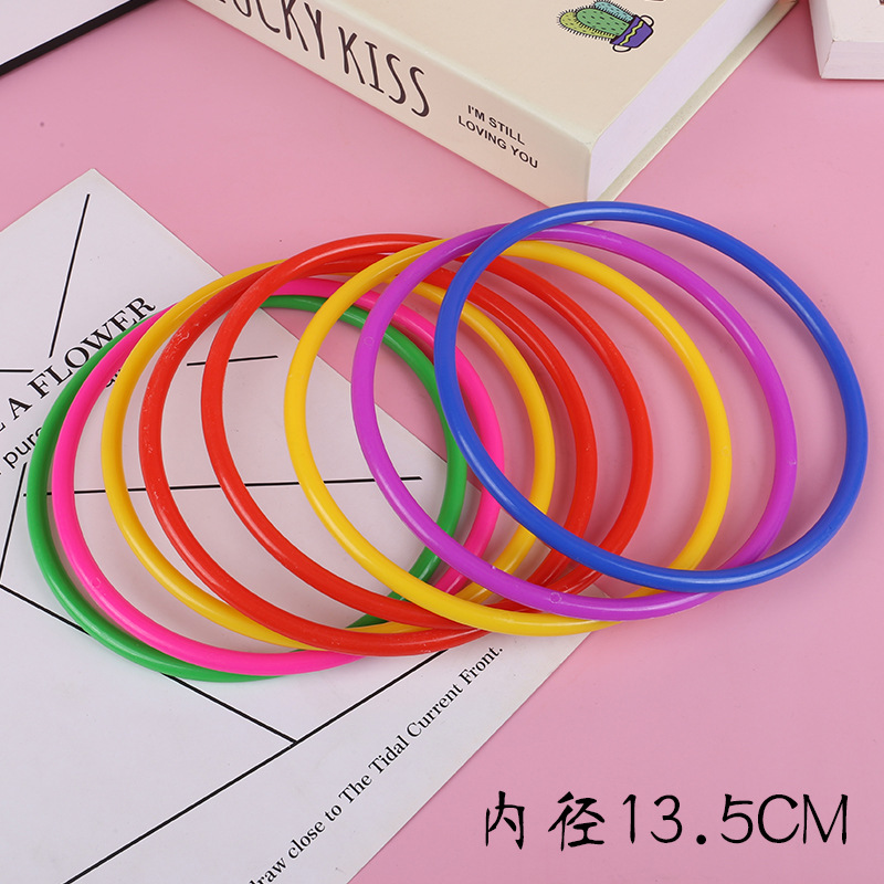 Factory direct supply ring ring night market stall special ring full set of big goose plastic ring kindergarten throwing ring