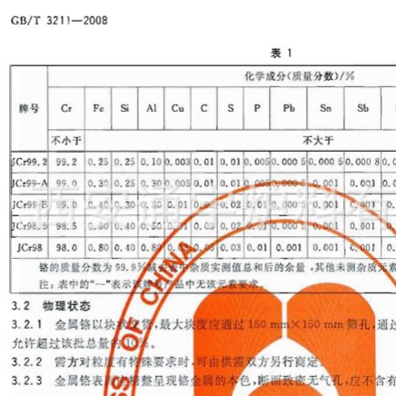 Metal Chrome Chrome Iron Chrome Cr Retail Wholesale Xi'An Raw Materials Metallurgy Foundry Metal Tongyu