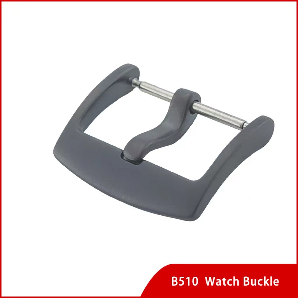Suitable for Huawei Gt3 Sports Smart Watch Strap Buckle Stainless Steel Watch Buckle Silicone Wrist Strap Watch Buckle Pin Watch Accessories