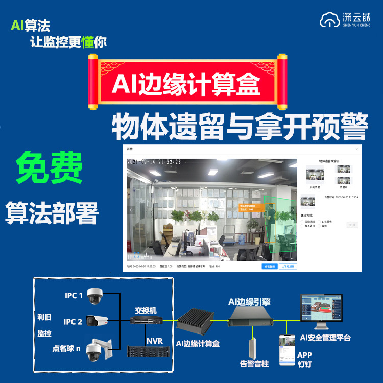 Secondary Development of Civil Explosives Regulatory Channel Blockage and Overcapacity Telecom Video Network Ai Monitoring System Edge Computing Gateway