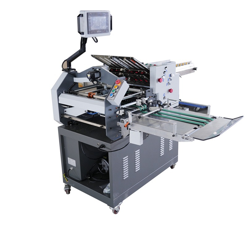 Dongguan Liaobu 380/460 down Suction Cross Folding Machine Manual Coated Paper Folding Machine Fast Speed and Efficiency