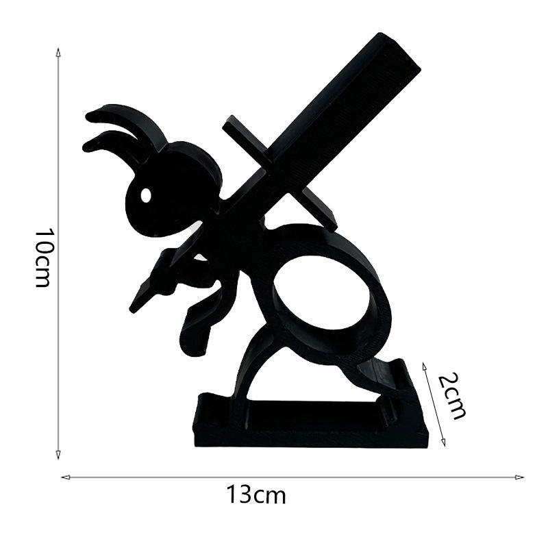 Cross-Border Hot Product 3D Printing Ant Paper Roll Holder Ant Paper Roll Holder Bathroom Paper Roll Ornaments