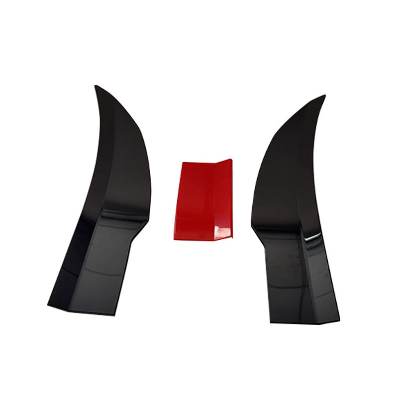 Universal Car Trunk Spoiler Modification No-Drill Rear Wing Car Roof Center Wing Abs Blade Style Rear Wing