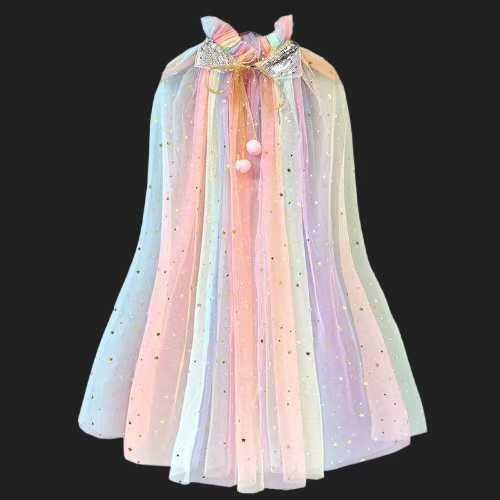 Aisha Princess Cloak Frozen Girls Autumn and Winter New Aisha Cloak Aisha Children's Cloak Autumn Coat