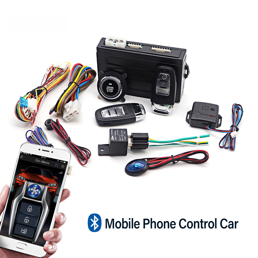 [Source Manufacturer] Car Alarm Keyless Entry One-Button Start Modification Remote Start Mobile Phone Control Car
