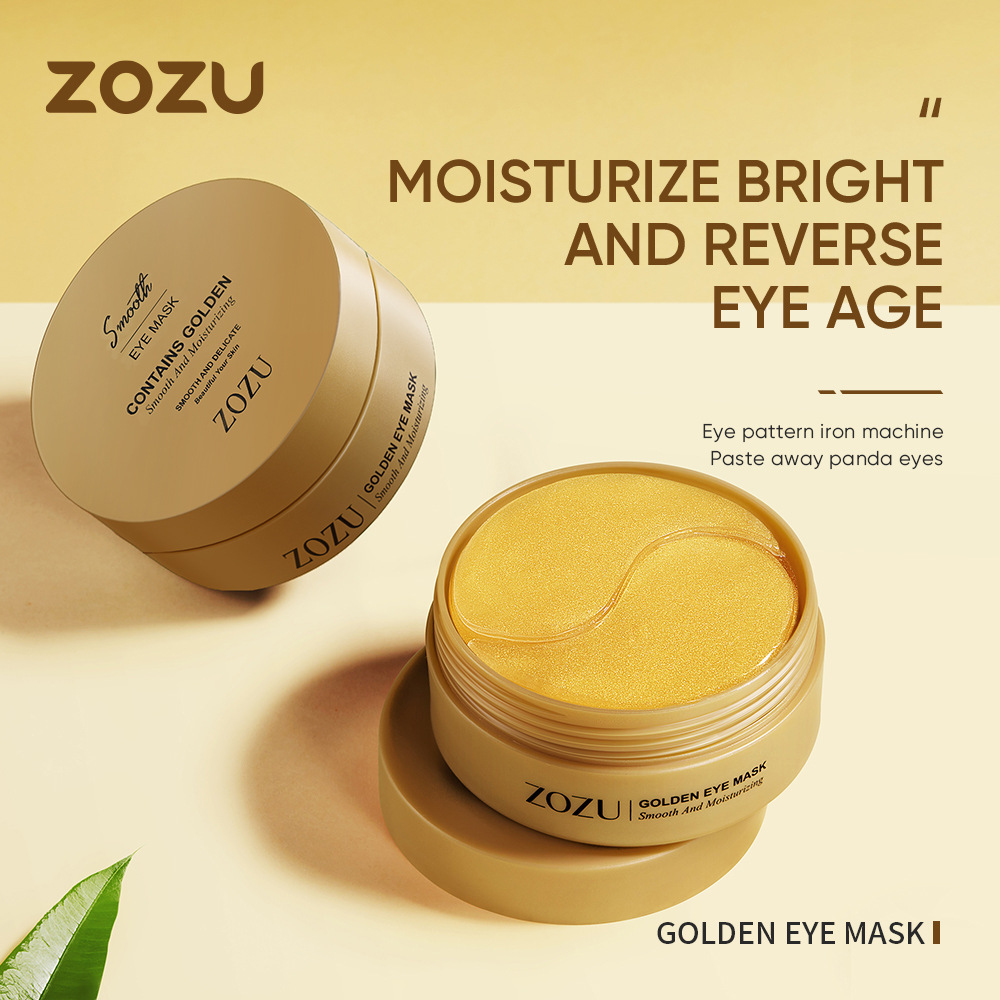All English eye mask ZOZU gold avocado moisturizing cross-border foreign trade skin care products live wholesale
