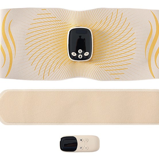 2025 Smart Edition Ems Full Burning Mesotherapy Instrument Red Light Shaping Belt Microcurrent Massage Abdominal Heating Training Instrument