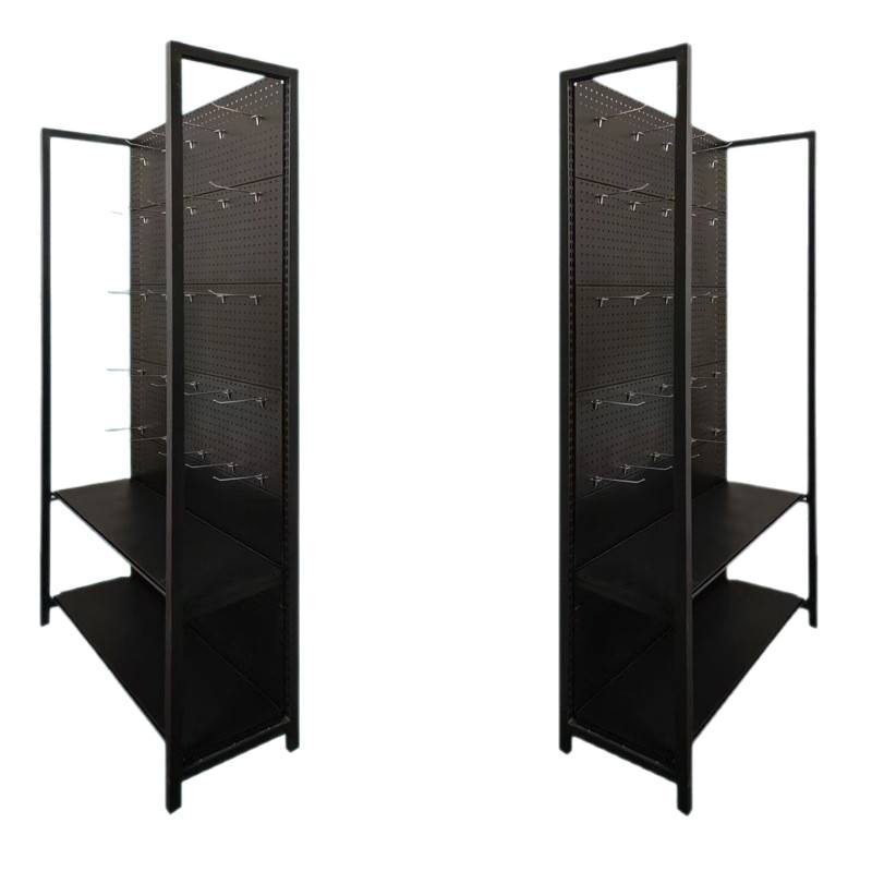 Perforated Board Shelf Display Rack Supermarket Jewelry Pet Stationery Floor-Standing Toy Store Mobile Phone Accessories Hook Storage Rack