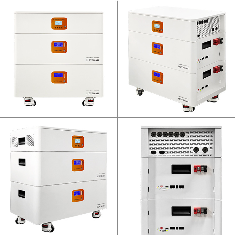 Household Energy Storage Stacking Energy Storage Battery Inverter All-In-One Household Off-Grid Photovoltaic Panel Solar Power System