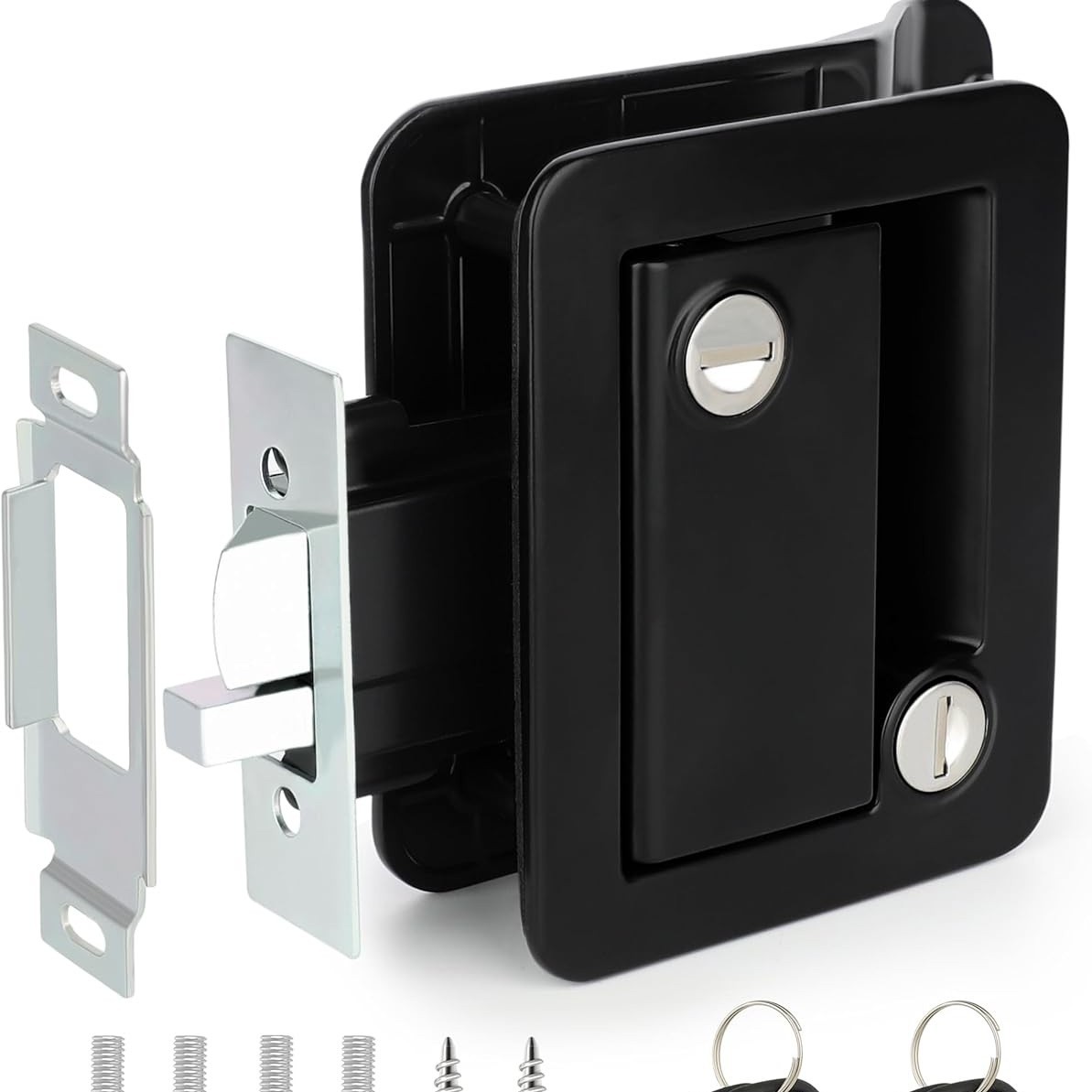Entrance Door Lock Metal Camper Door Lock Replacement for Travel Trailer Horse Cargo Camper Accessories