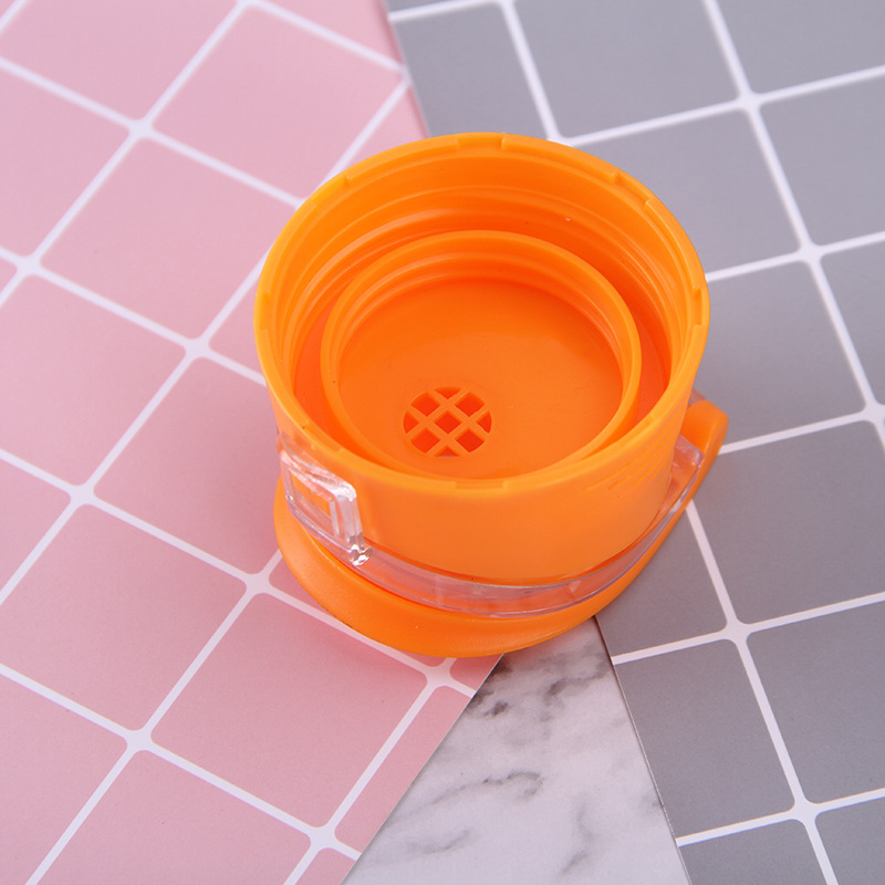 Portable Plastic Cup, Cross-Border Ready Stock, Fruit Lemon Cup, Water Cup, Can Be Printed with Logo, Eco-Friendly Lemon Juice Cup