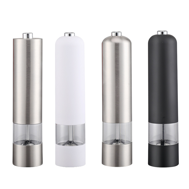 Multi-function pepper grinder stainless steel electric pepper grinder kitchen black pepper sea salt food grinding bottle