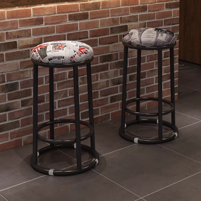 Light Luxury Bar Chair, Café High Stool, Bar Stool, Mobile Phone Store Front Desk, Ktv High Stool