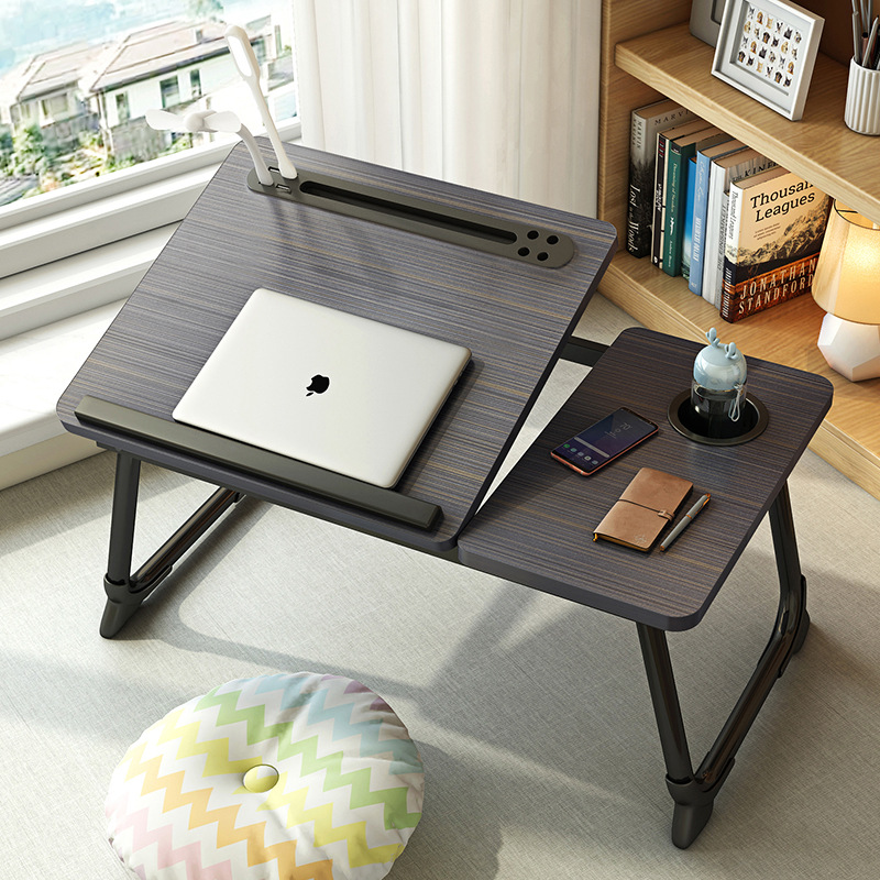 Manufacturer Adjustable Bed Lift Table Folding Laptop Table Desk Student Dormitory Lazy Table Small Table
