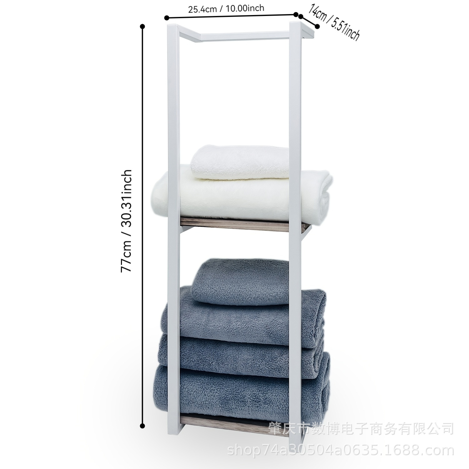 Selected Supply Cross-Border Bathroom Multi-Functional Items Decorative Rack Wall-Mounted Bathroom Towel Rack Iron Towel Rack