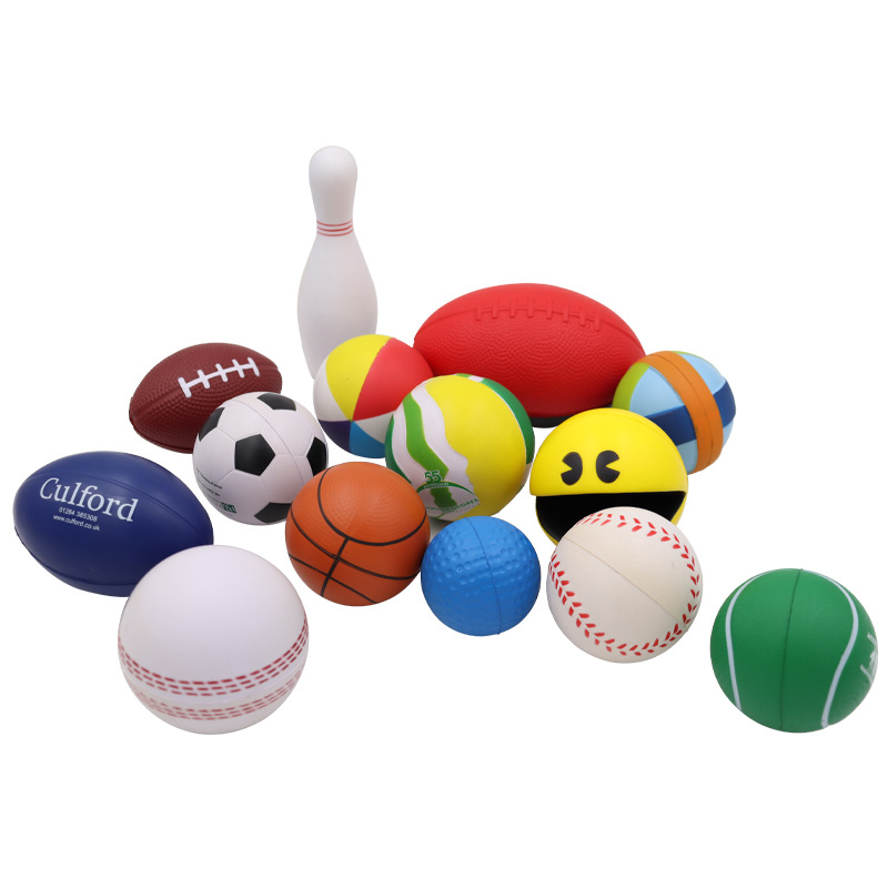 Оптовая продажа спортивной игрушки для детей, мяч давления из PU пены, эластичный мяч 6.3 см