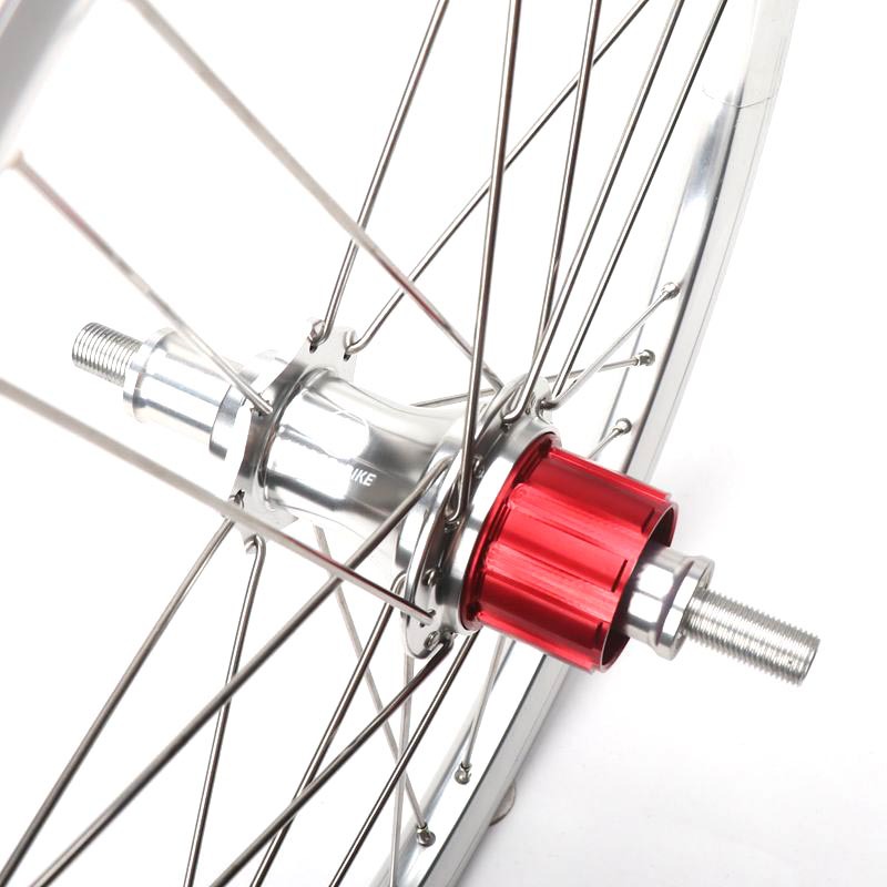 Bicycle Wheel Set Taiwan Low Resistance 16-Inch 349 Xiaobu 7-Speed V Brake 74-112mm Aluminum Alloy 4 Bearing Wheel Hub