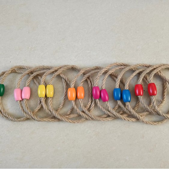 Spot wholesale hemp rope ring outdoor game throwing ring Children game ring hemp rope ring