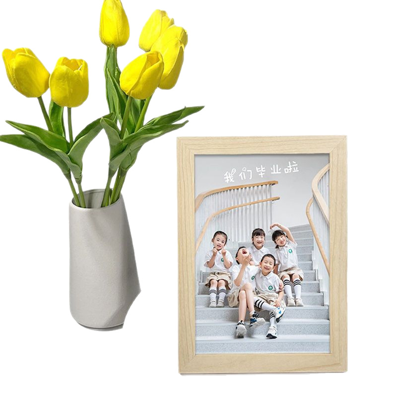 Factory Direct Amazon popular children's wall-mounted table photo frame 67810A4 size photo wall MDF photo frame