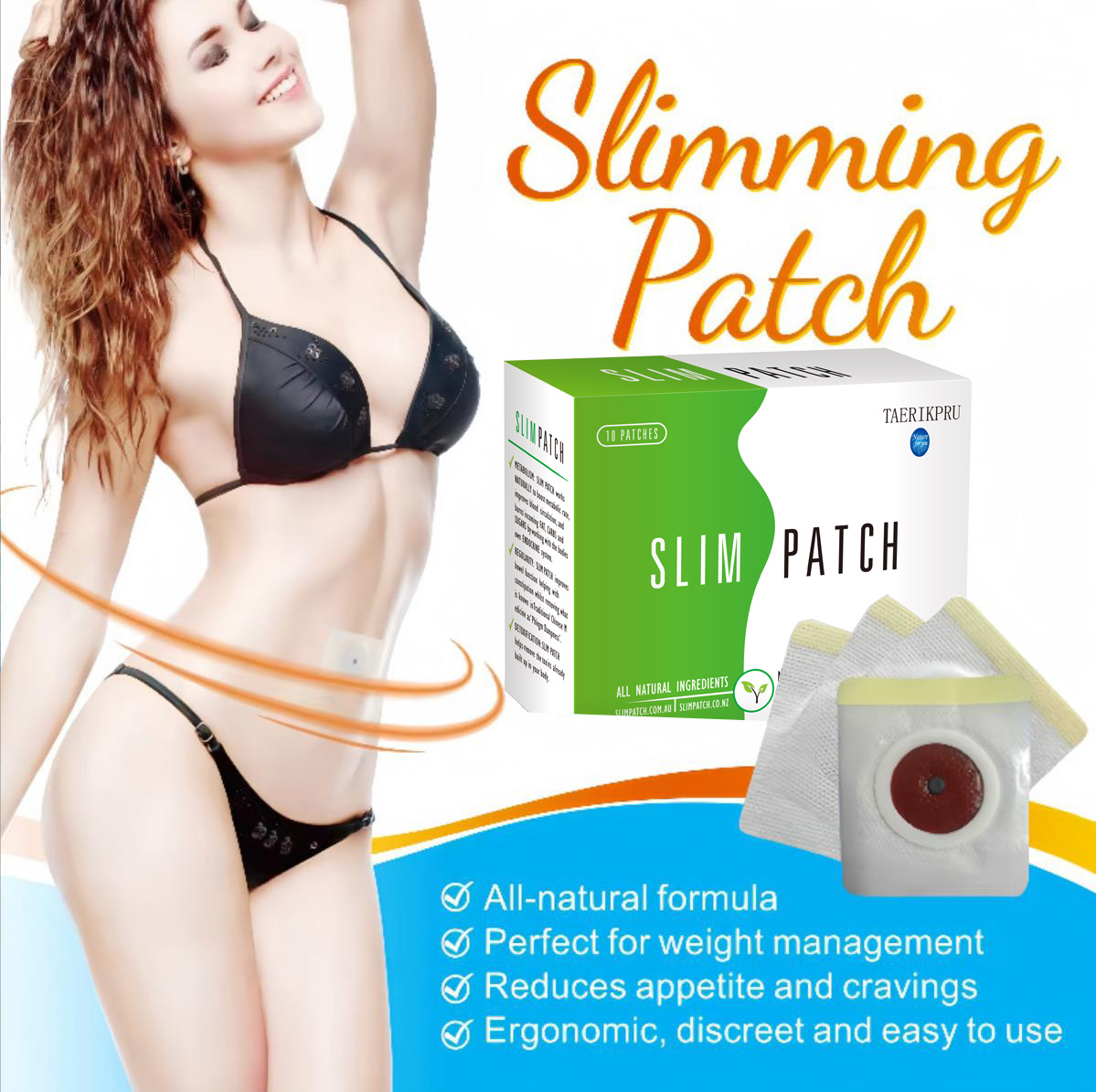 Тонкий пластырь на пупок для иностранных рынков Aliexpress Amazon