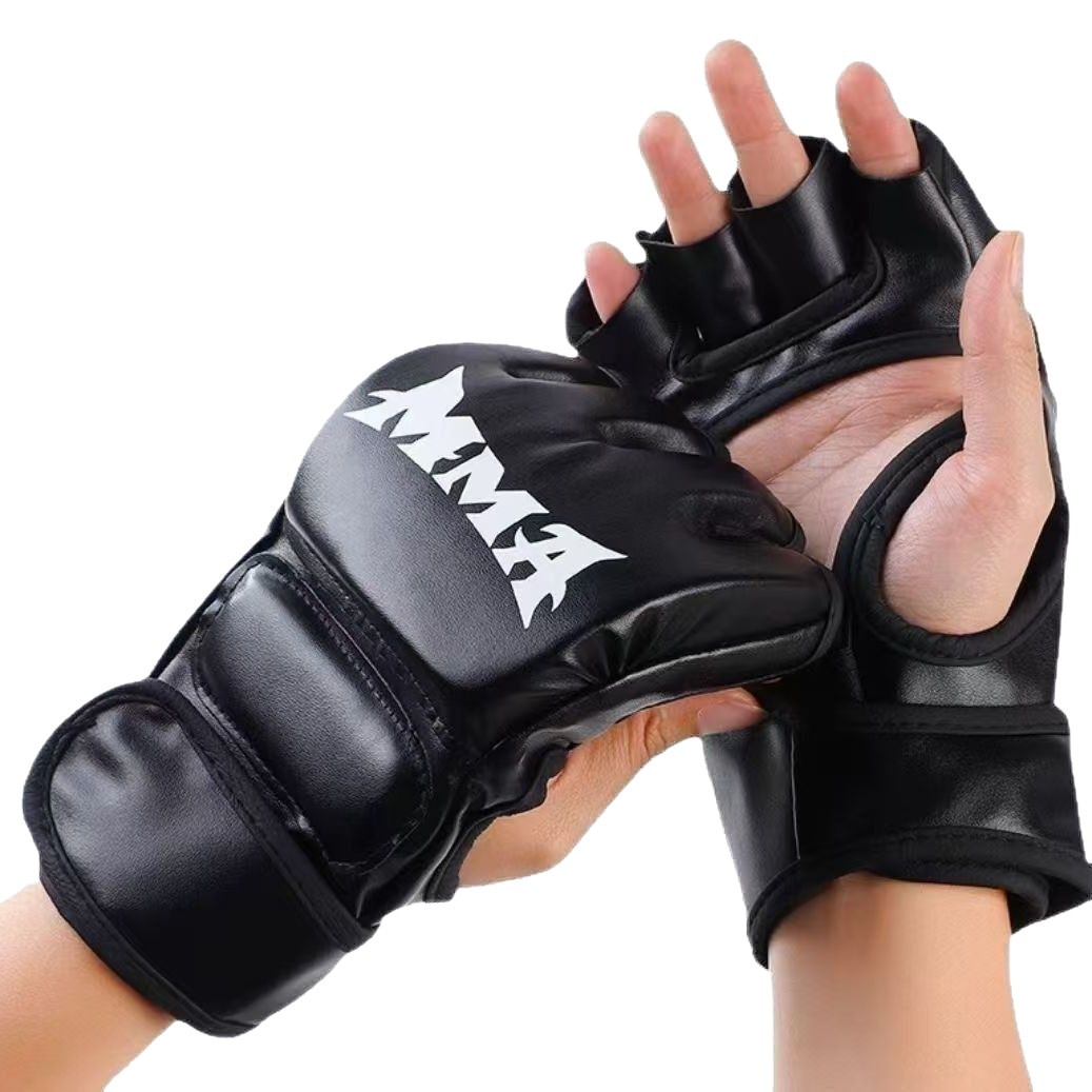 Mma Half-Finger Kidsren's Adult Boxing Gloves Professional Fighting Sanda Training Sandbag Special Boxing Gloves