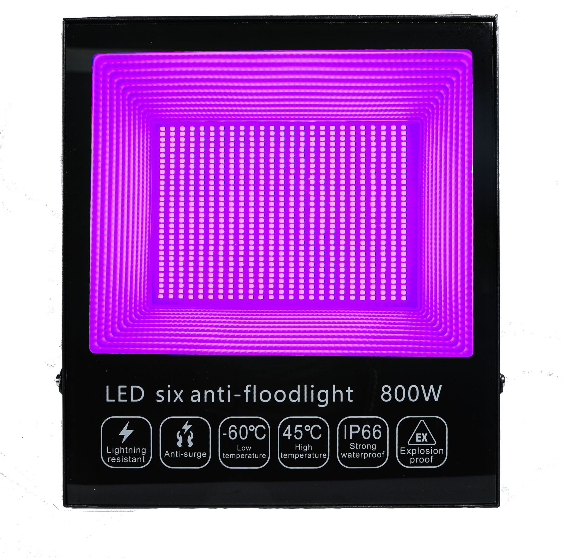 LED flood light floodlight IP66 cross-border wide pressure 110V low pressure 5V-36V outdoor waterproof lightning protection die-cast aluminum