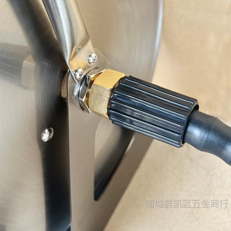 High-Pressure Car Washing Machine Hose Reel Special Water Pipe Reel Explosion-Proof Steel Wire High-Pressure Pipe Storage Rack Pipe Reel Household