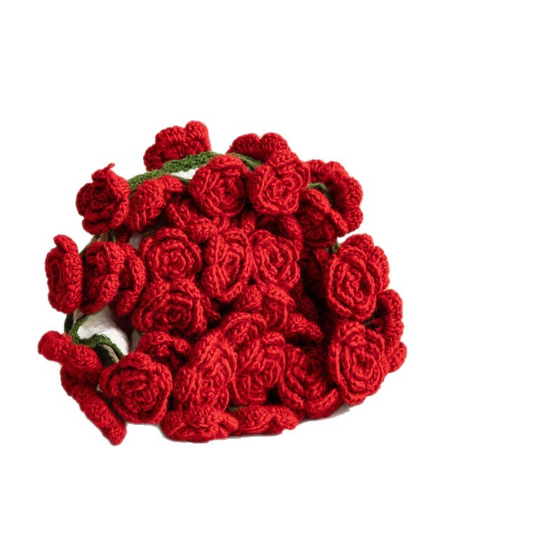 Rose Bouquet Blanket, a New Trendy Product, Multifunctional Office Throw Blanket, a Practical Gift-Giving Item, Bouquet Shawl