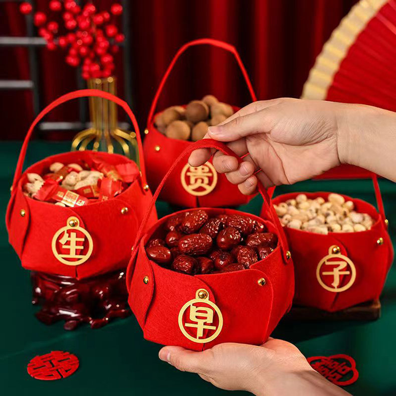 Early birth of your child mold portable basket pressure bed ornaments template for men and women wedding decoration products dried fruit combination