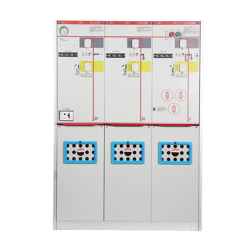 High Voltage Switchgear 10Kv High Voltage Cabinet Mid-Mounted Cabinet in and Out Line High and Low Voltage Complete Distribution Cabinet Compensation Cabinet Distribution Box