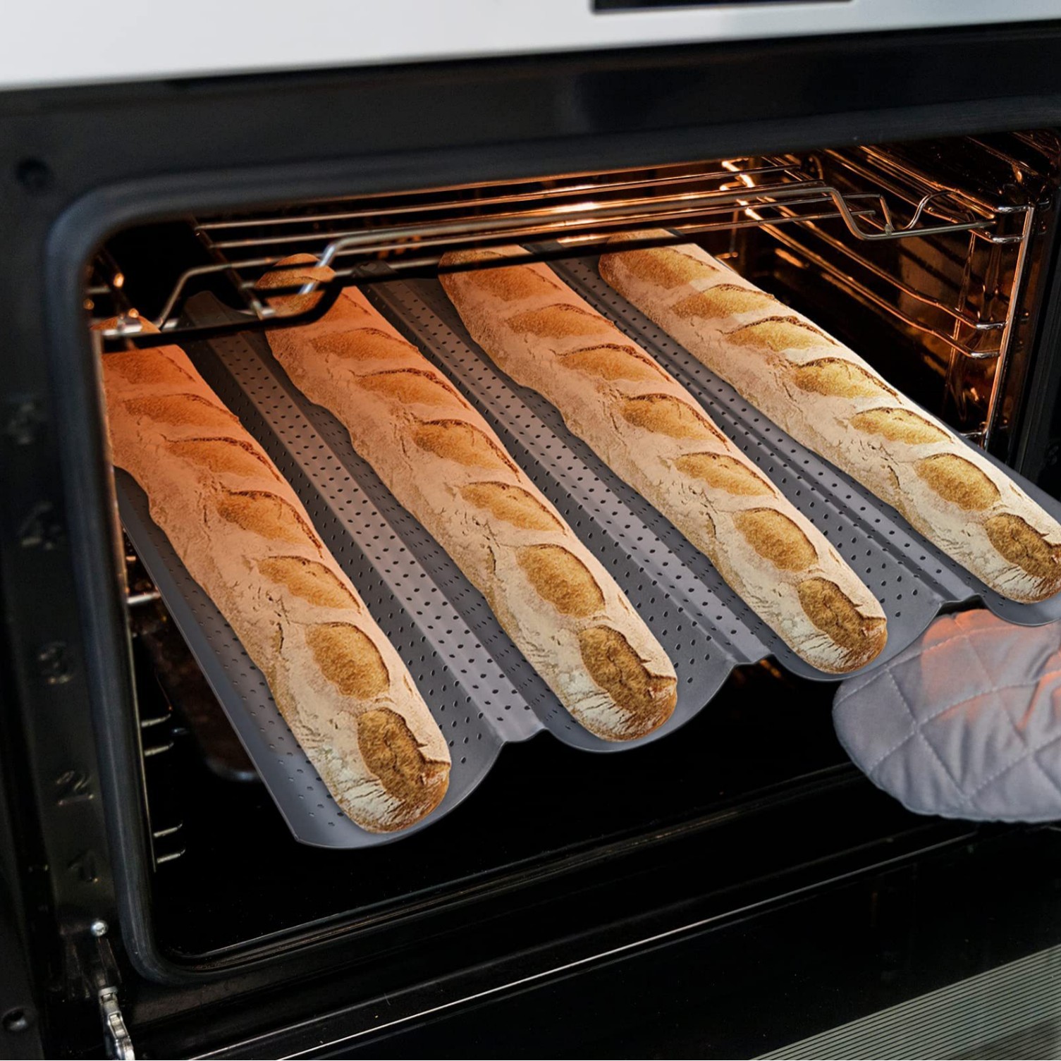 FCM Certified Cross-border Amazon AliExpress 2/3/4 Slot French Baking Wave Cake French