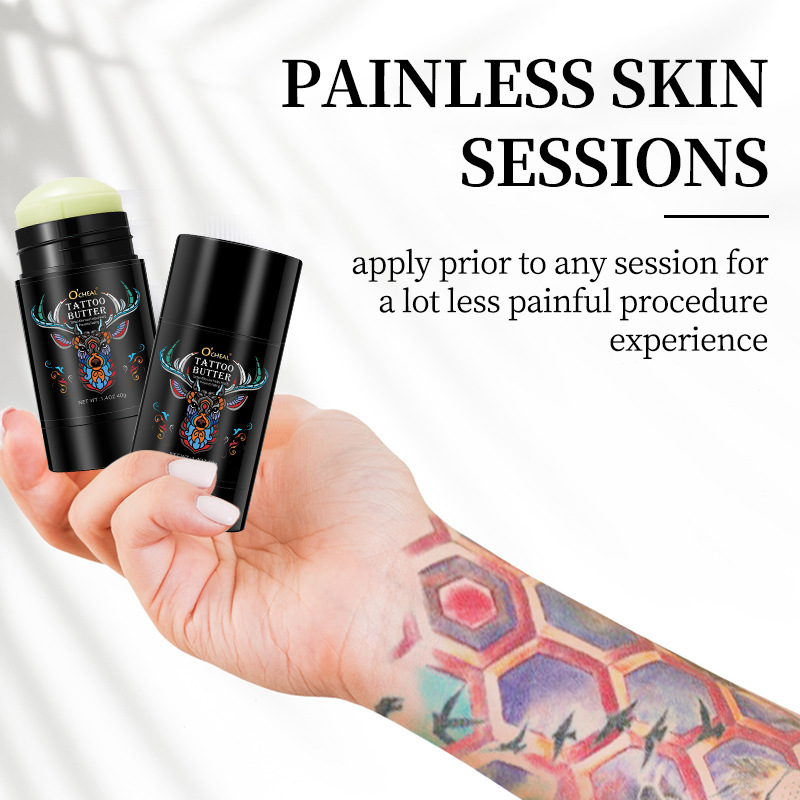 Ocheal Tattoo Care Stick Solid Color Development Moisturizing Skin Care Gentle Tattoo Tattoo Cream Solid Color Long-Lasting