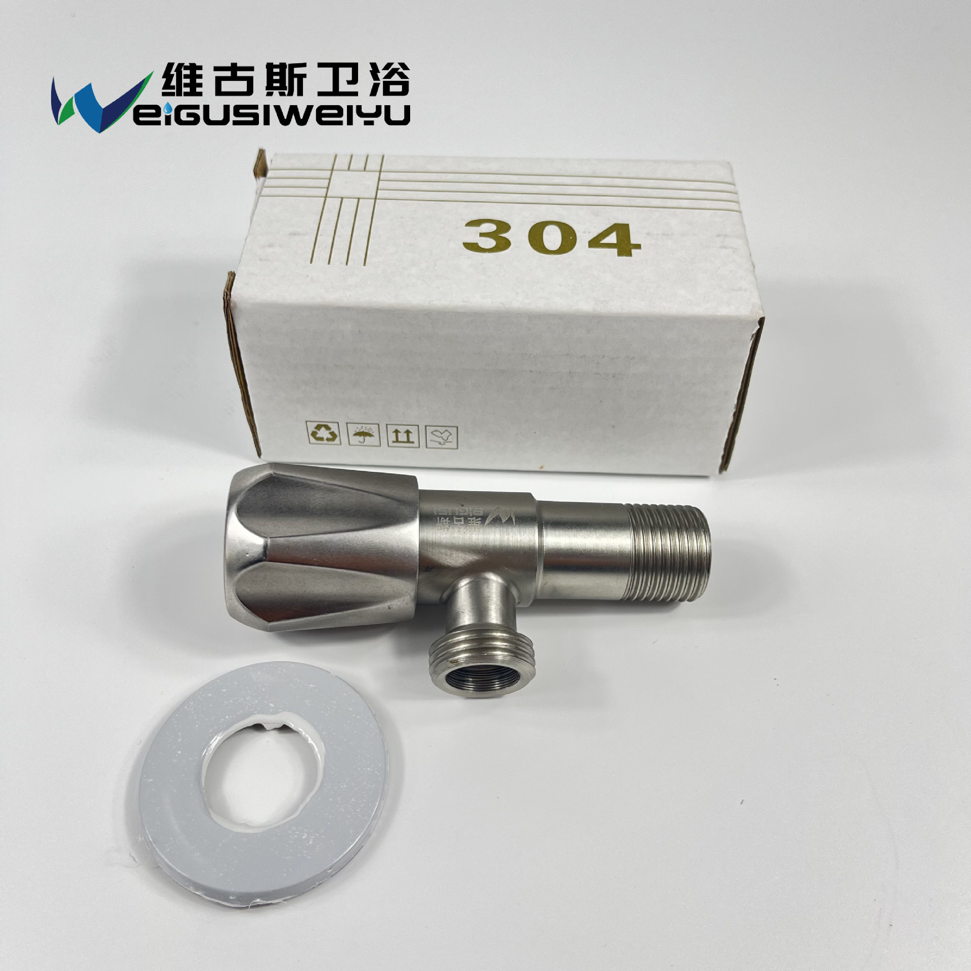 Прямые поставки уголка из нержавеющей стали медный сердечник туалет водонагреватель раковина один вход один выход шестигранный проволочный треугольный клапан